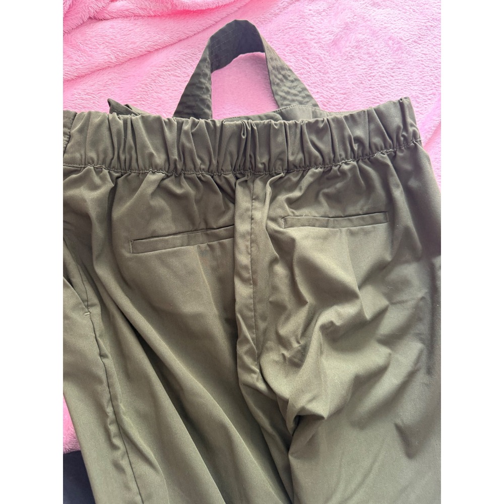 The Limited Women Olive Green Tie Waist Jogger Pants Size 14 Tapered Utility Leg - Picture 8 of 8